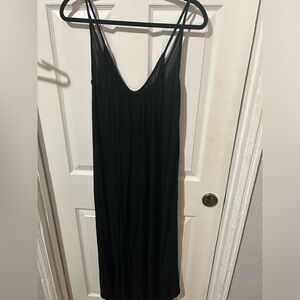 mikoh swimwear size1 color black maxi dress